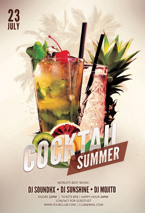 Locandina Cocktail Summer